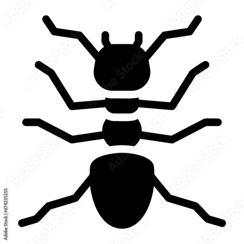 ant glyph icon