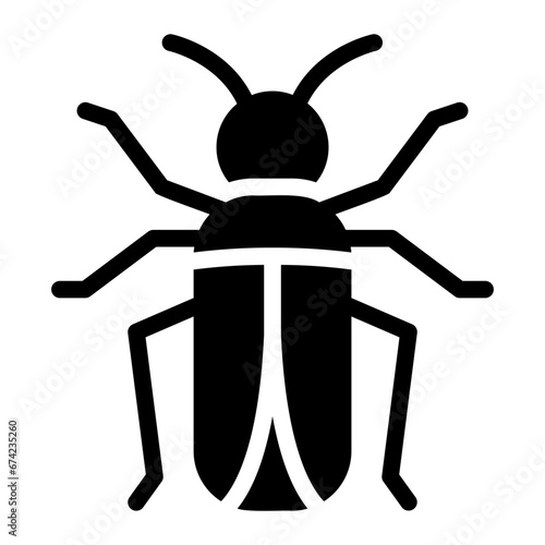 bug glyph icon