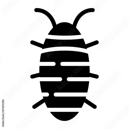 cockroach glyph icon