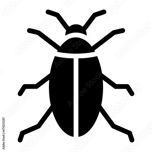 cockroach glyph icon