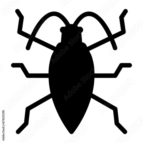 insect glyph icon