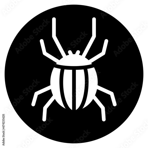 mite glyph icon