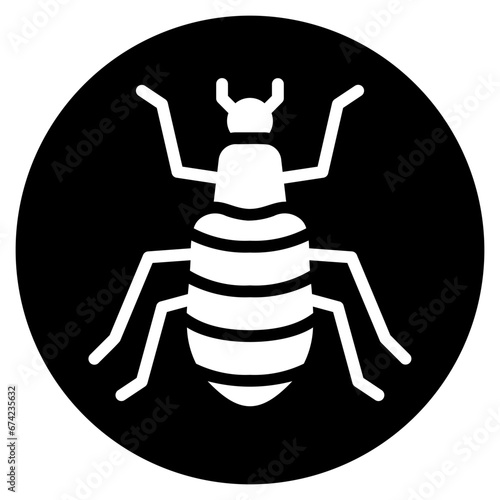 louse glyph icon
