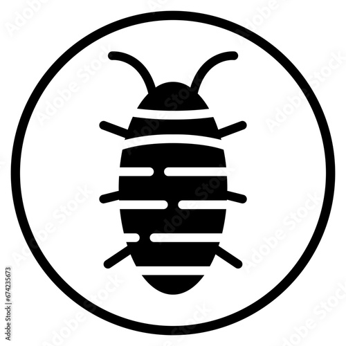 cockroach glyph icon