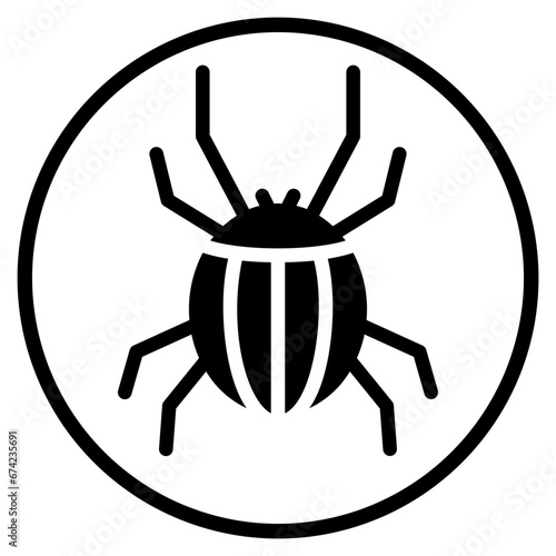 mite glyph icon