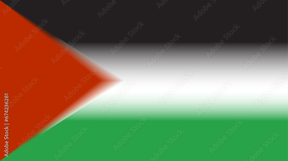 gradation of the Palestinian flag flying gradation of the Palestinian flag flying