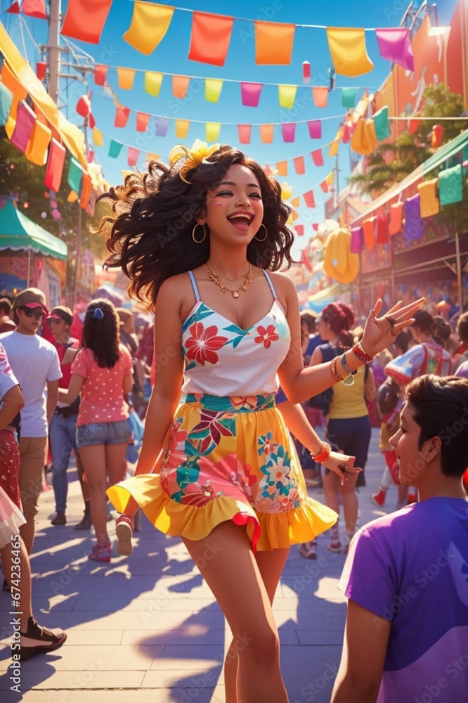 Obraz premium people dancing in the nightclub