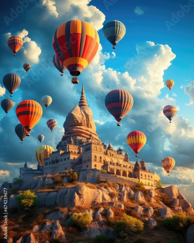 Captivating Cappadocia: A Mesmerizing Display of Colorful Hot Air Balloons
