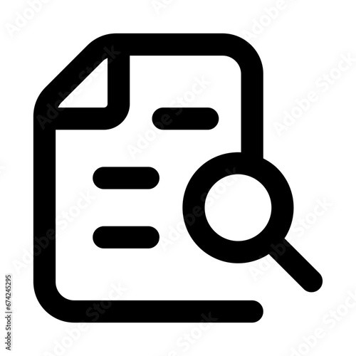 magnifier line icon