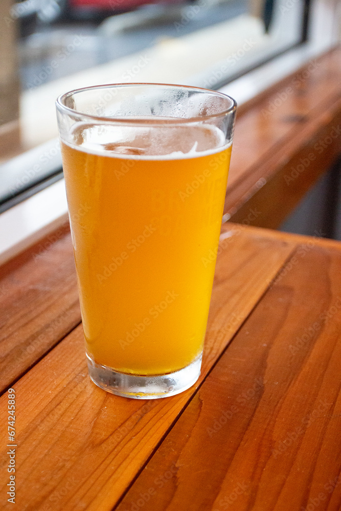 Wheat Beer on the Bar