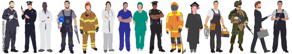 different set of occupations different set of occupations