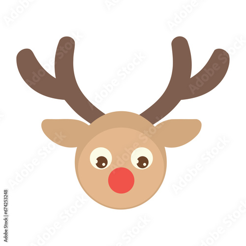 christmas deer illustration © djvstock