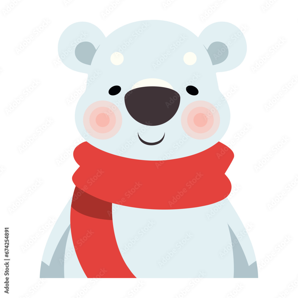 Fototapeta premium christmas bear animal