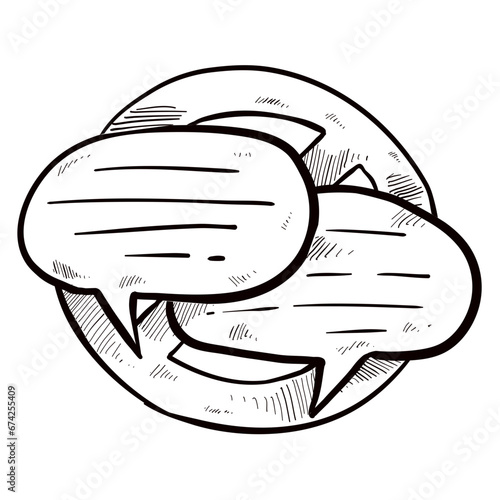 Conference handdrawn illustration