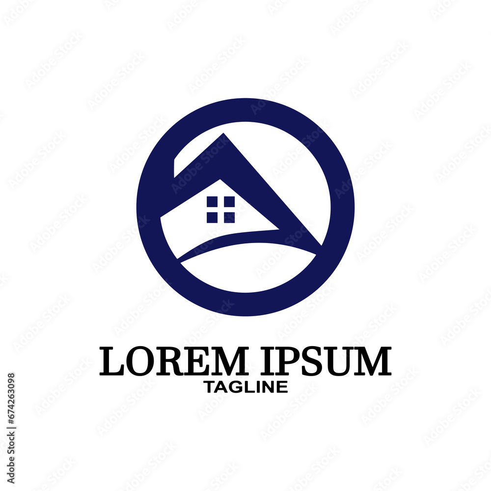 Real Estate logo, Builder logo, Construction logo template vector illustration. Real Estate logo, Builder logo, Construction logo template vector illustration.