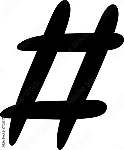 doodle alphabet  hashtag # photo
