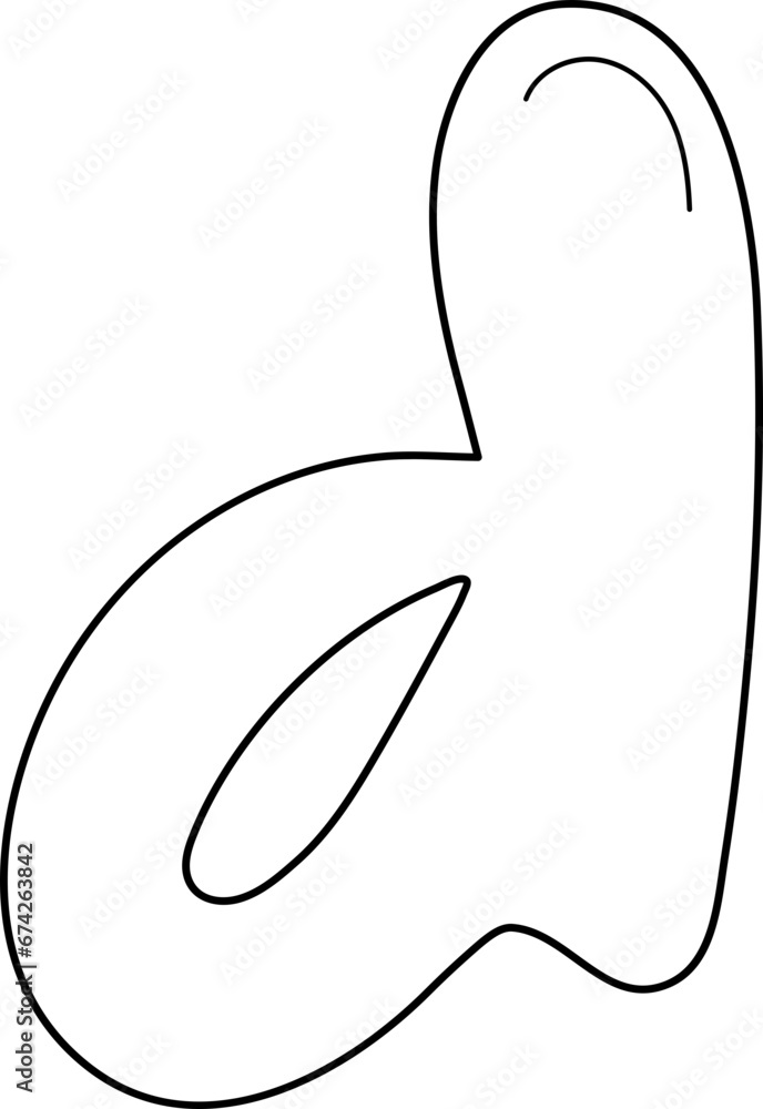 doodle alphabet lowercase d doodle alphabet lowercase d