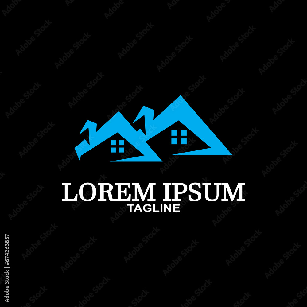 Real Estate logo, Builder logo, Construction logo template vector illustration. Real Estate logo, Builder logo, Construction logo template vector illustration.