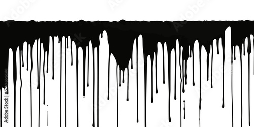 artistic texture of ink brush strokes, Isolated ink splashes and drops. Different handdrawn spray design, grunge splash