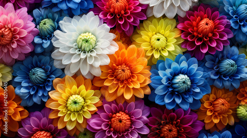 Colorful and fresh flower background