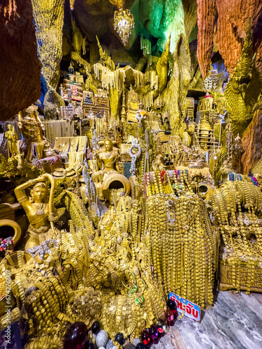 Wat Maneewong or Maniwong temple in Nakhon Nayok, Thailand photo