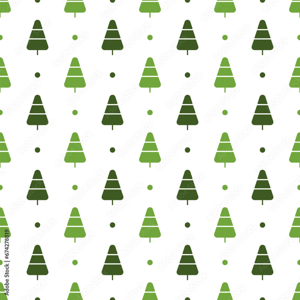 Pine Tree seamless pattern background. Pine Tree seamless pattern background.