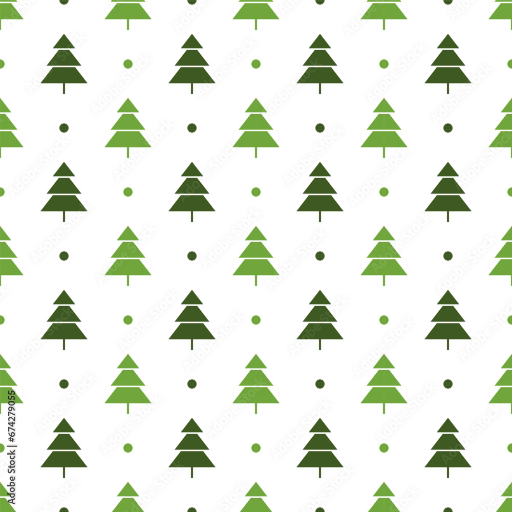 Pine Tree seamless pattern background. Pine Tree seamless pattern background.