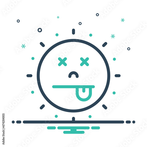 Mix icon for waste time 