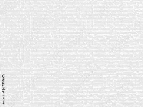 Abstract clean white texture wall 3d rendering illustration. Rough structure surface as paper  plaster or cement background for text space creative design artwork.