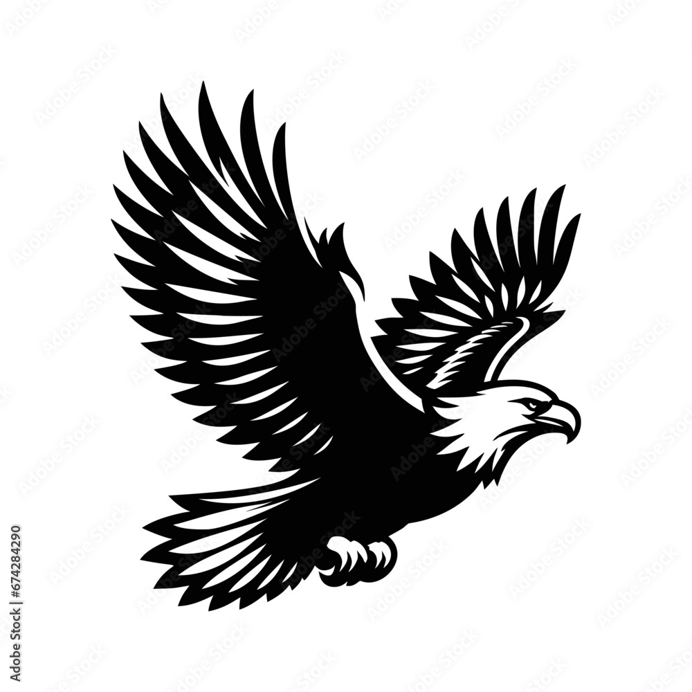 eagle silhouette vector eagle silhouette vector