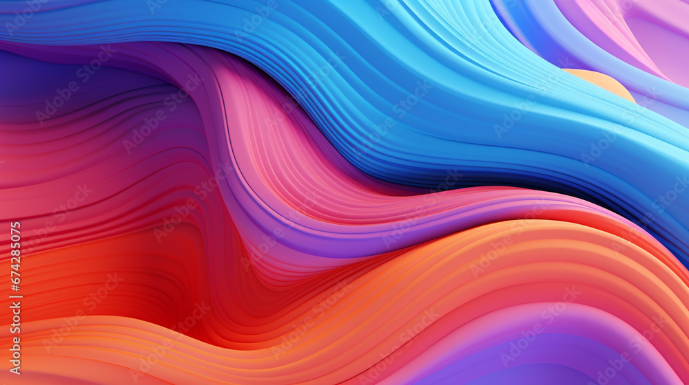 Abstract Colorful Minimalist Wallpaper