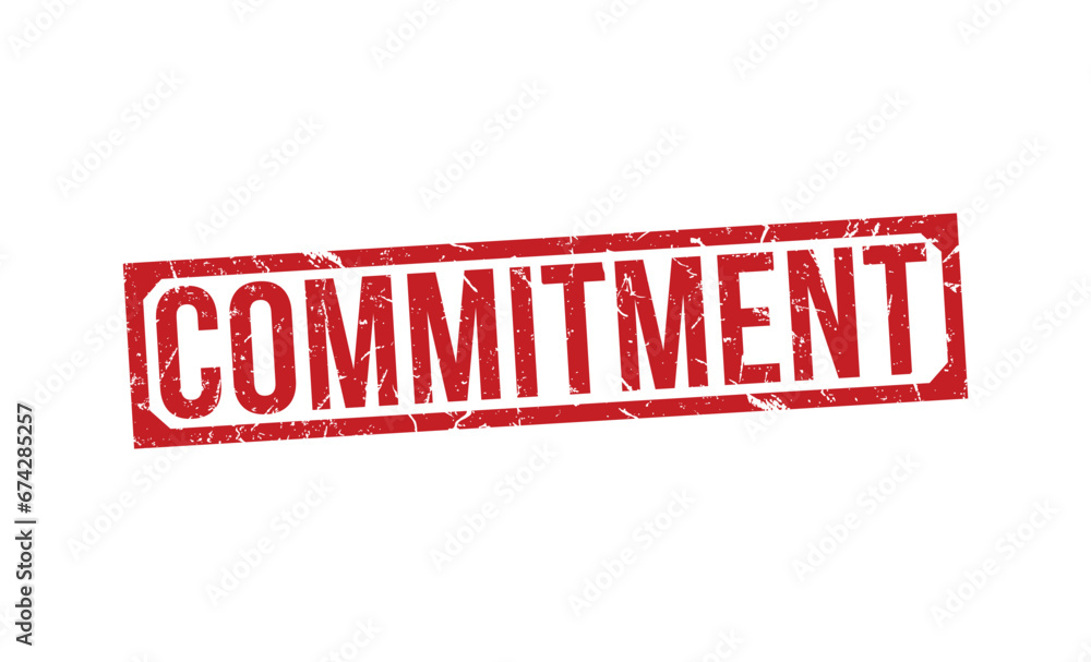 Commitment stamp red rubber stamp on white background. Commitment stamp sign. Commitment stamp. Commitment stamp red rubber stamp on white background. Commitment stamp sign. Commitment stamp.