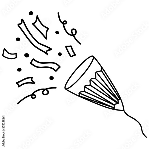 Confetti drawing png