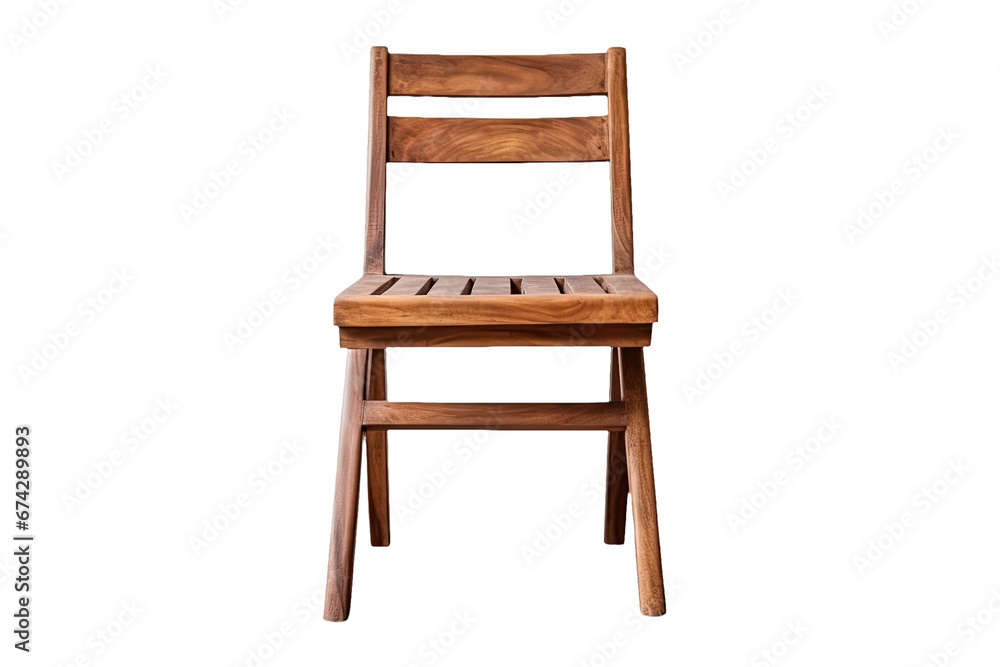 Wooden chair isolated on white with clipping path Wooden chair isolated on white with clipping path