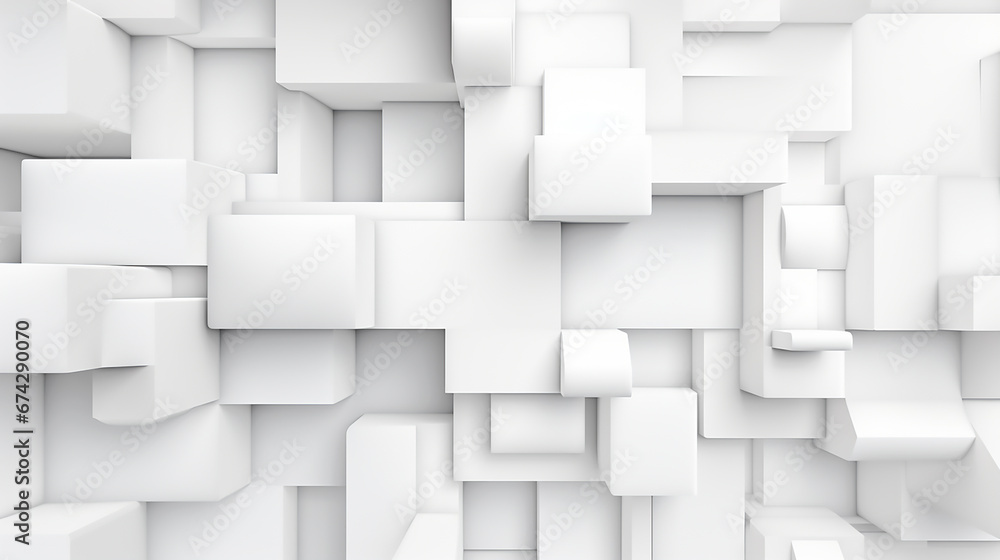 White color technology concept geometric square background. square 3d Modern Abstract white background design. Minimal geometric white light background abstract design. White color technology concept geometric square background. square 3d Modern Abstract white background design. Minimal geometric white light background abstract design.