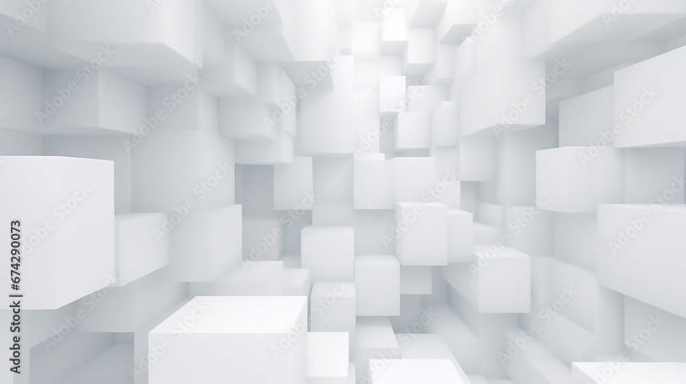 White color technology concept geometric square background. square 3d Modern Abstract white background design. Minimal geometric white light background abstract design. White color technology concept geometric square background. square 3d Modern Abstract white background design. Minimal geometric white light background abstract design.