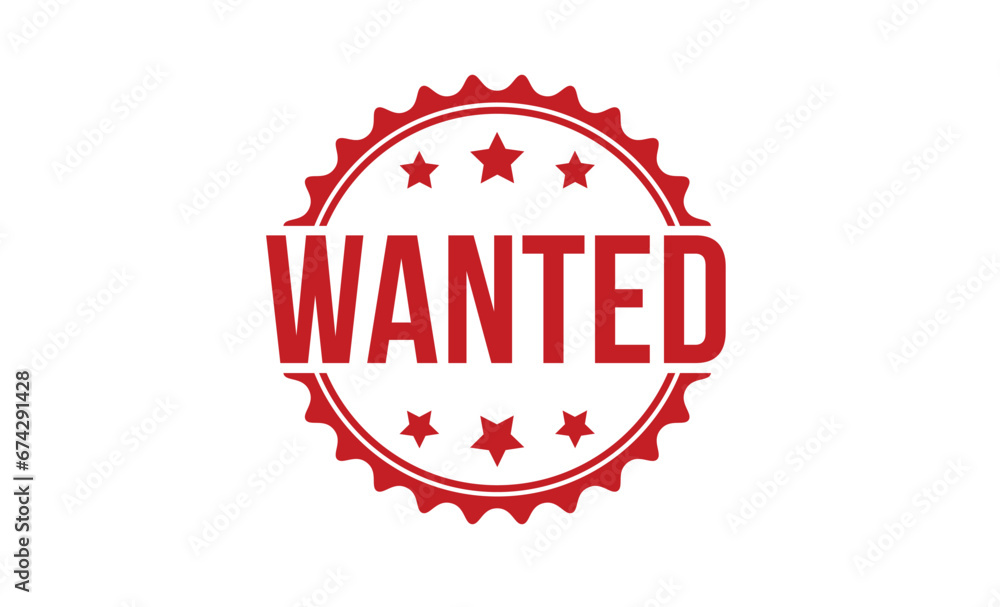 wanted red rubber stamp on white background. wanted Rubber Stamp. wanted red rubber stamp on white background. wanted Rubber Stamp.