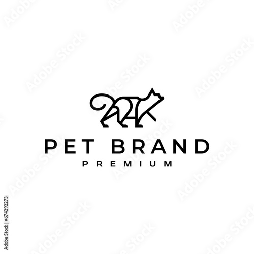 Vector Pet Shop Logo Design Template