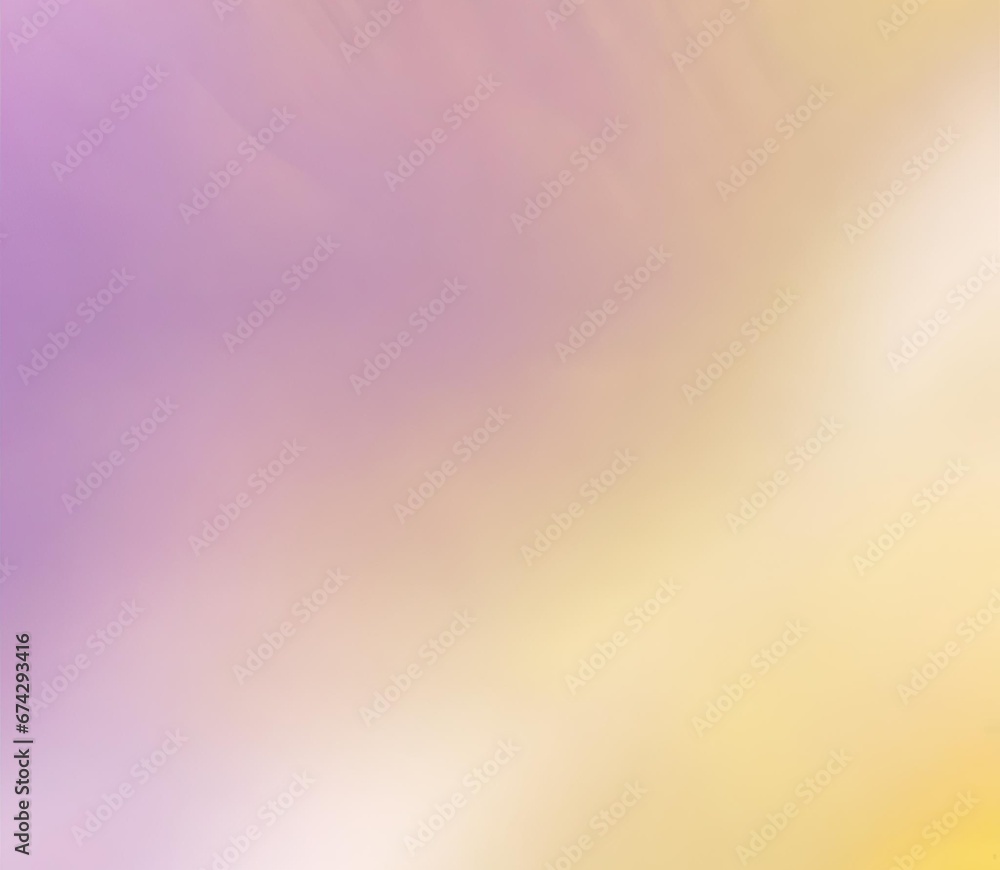 Abstract soft yellow to light purple smooth gradient  background