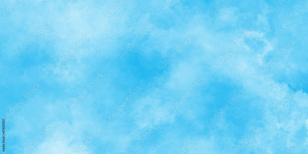 Abstract cloudy sky background with thick clouds, cloudy light blue background,blurred and grainy Blue powder explosion on white background, Classic brush painted Blue sky.