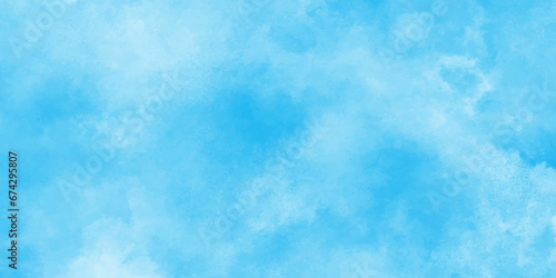 Abstract cloudy sky background with thick clouds, cloudy light blue background,blurred and grainy Blue powder explosion on white background, Classic brush painted Blue sky.