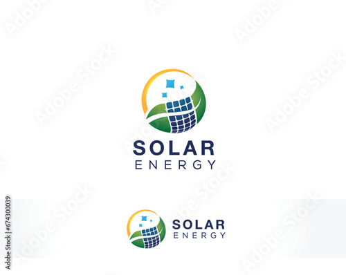 renewable energy future solar innovation logo (ID: 674300039)