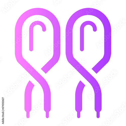 shoes laces Gradient icon