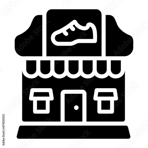 shoe shop Solid icon