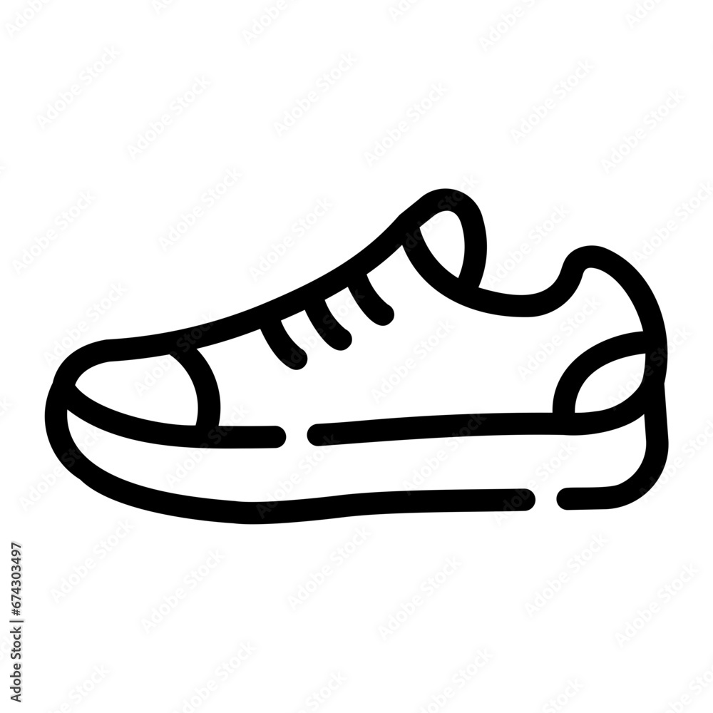 sneakers Line Icon sneakers Line Icon
