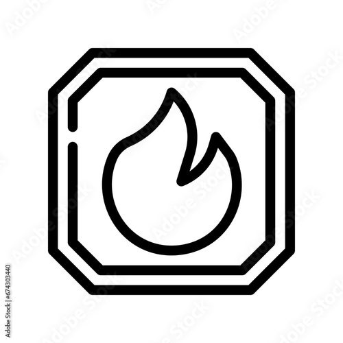 fire line icon