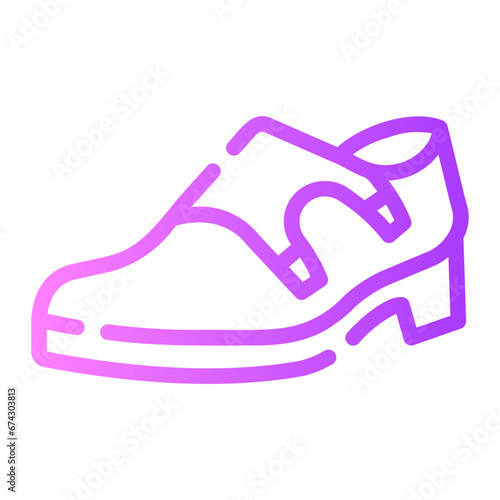 loafers Line Gradient Icon