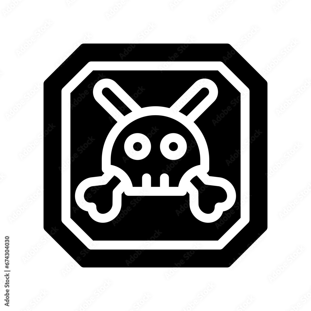 toxic glyph icon toxic glyph icon