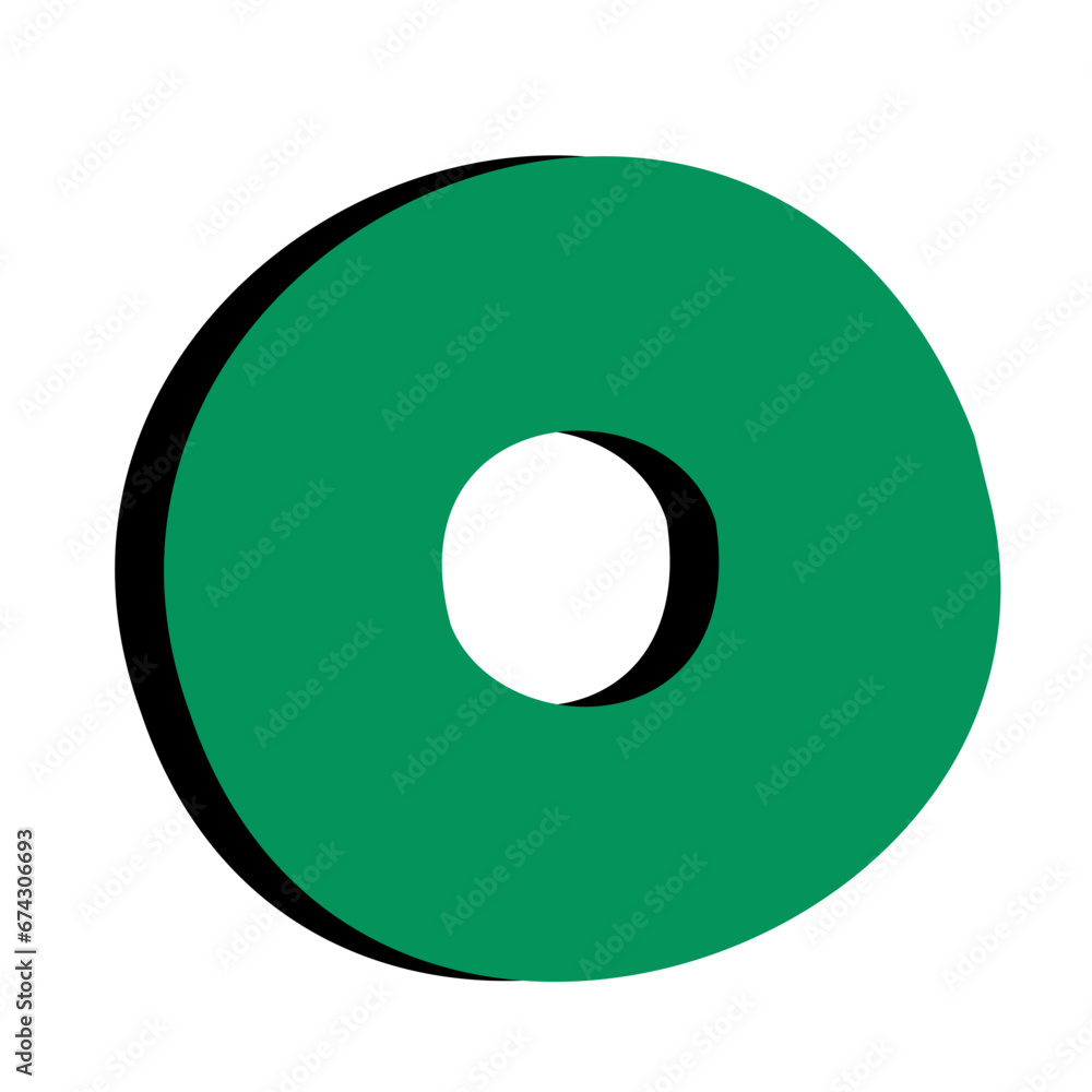 retro shapes element