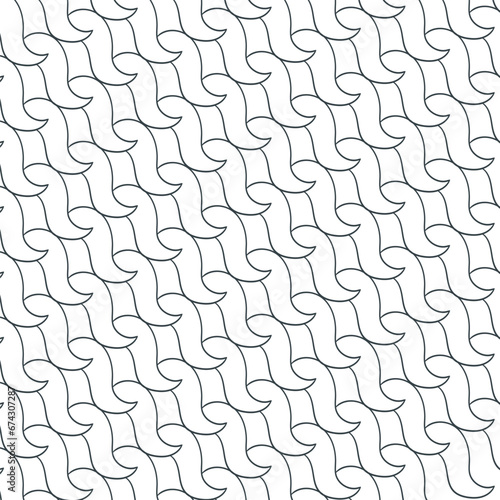Lots of sticking tails or imitation of a cartoon sea with sharp waves.